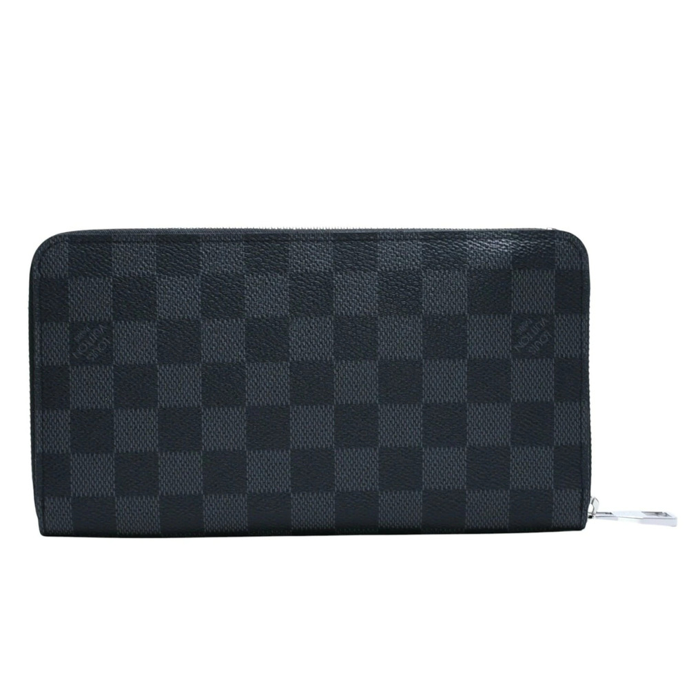LOUIS VUITTON Zippy Wallet Horizontal Long Black